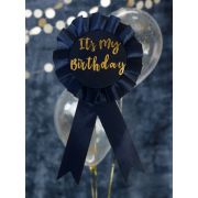 Birthday Rosette - Navy