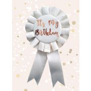 Birthday Rosette - Cream