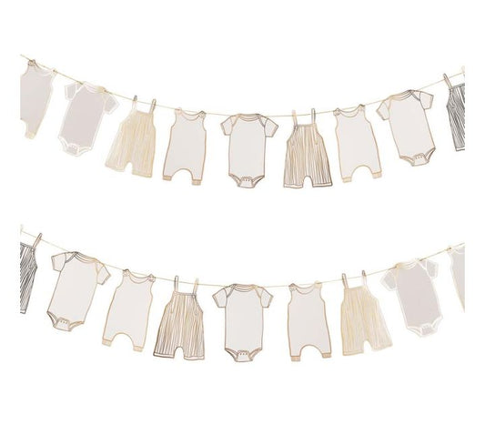 Babygrow Garland - Gold