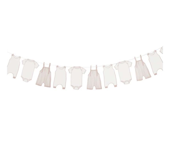 Babygrow Garland - Pink