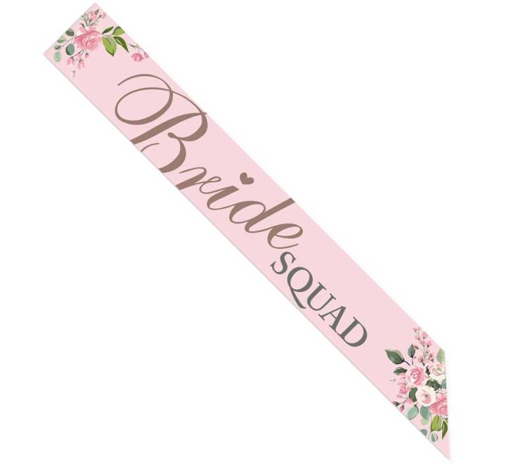 Bride Squad Paper Sash 5pk