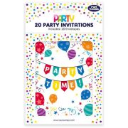 Party Invitations 20pk -  Party Time