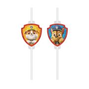 Paw Patrol Paper Straws 4pk