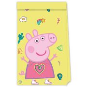 Peppa Pig Paper Party Bags 4pk