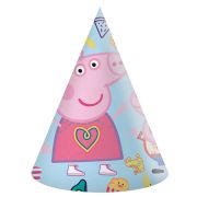 Peppa Pig Party Hats 6pk