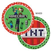 Minecraft Paper Plates 8pk