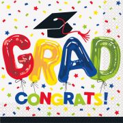 Graduation Napkins 16pk