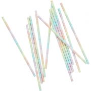 Eco Rainbow Paper Straws 16pk