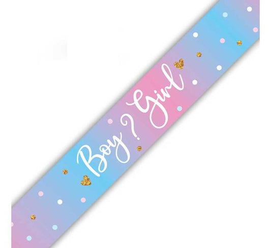 Gender Reveal Banner 9ft