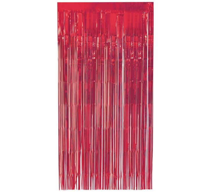 Foil Curtain - Red