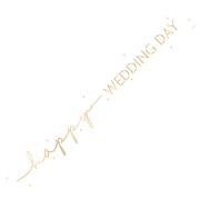 Happy Wedding Day Banner