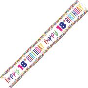 Confetti Birthday Banner - 18