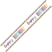 Confetti Birthday Banner