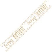 Confetti Birthday Banner - Gold