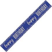 Confetti Birthday Banner - Blue