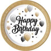 Milestone Happy Birthday Plates 8pk