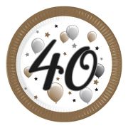 Milestone 40 Plates 8pk