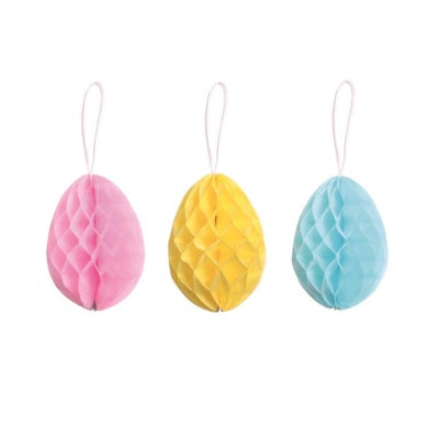 Paper Easter Egg Decorations 3pk