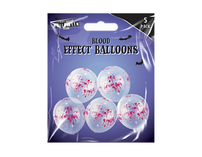 Blood Effect Balloons 5pk