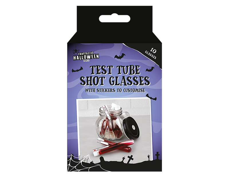 Test Tube Shot Glasses 10pk