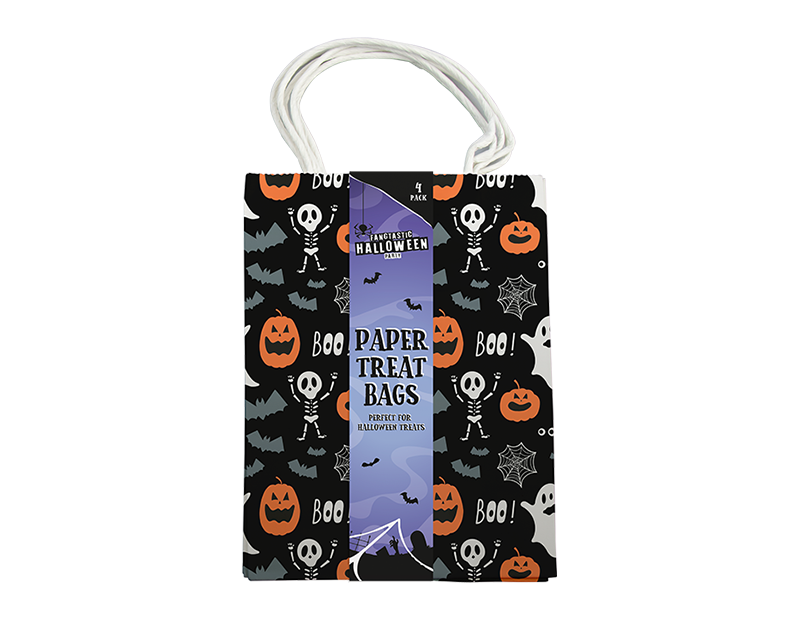 Halloween Paper Treat Bags 8pk