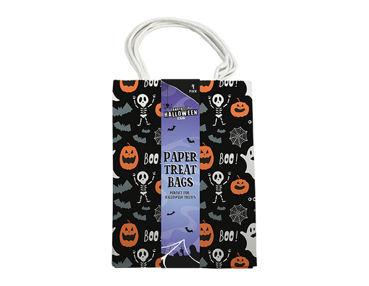 Halloween Paper Treat Bags 8pk