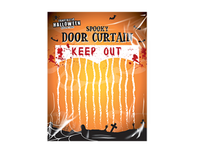 Halloween Keep Out Curtain