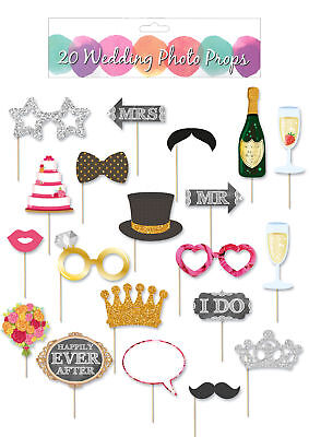 20pk Wedding Props