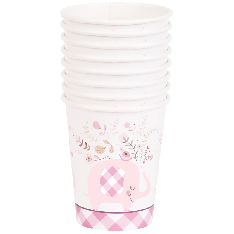 Elephant Baby Cups - Pink