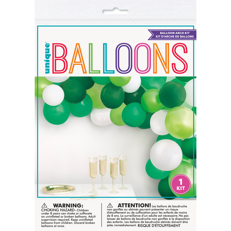 Green Balloon Arch Kit