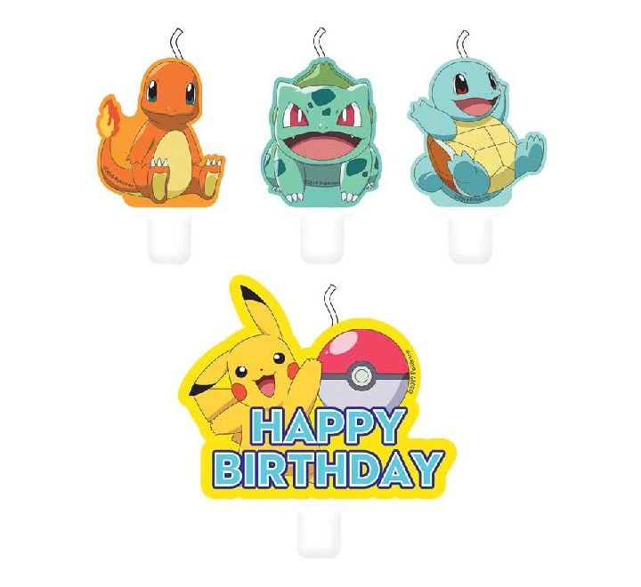 Pokémon Candles 4pk