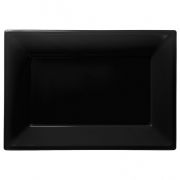 Plastic Platters 3pk - Black