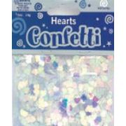 Iridescent Hearts Table Confetti