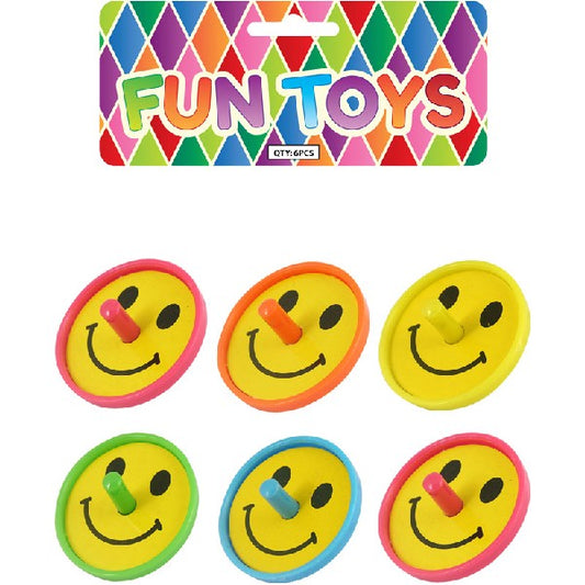 Fun Toys - Spinning Top 6pk