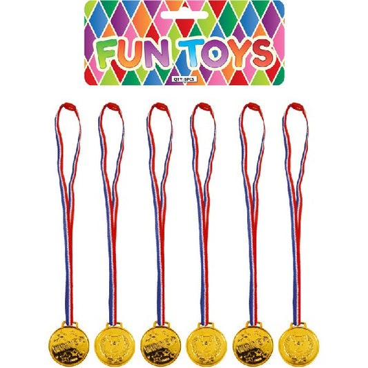 Fun Toys - Medals 6pk