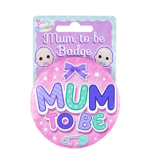 Mum To Be Badge - Pink