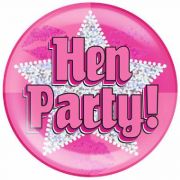 6in Hen Party Badge