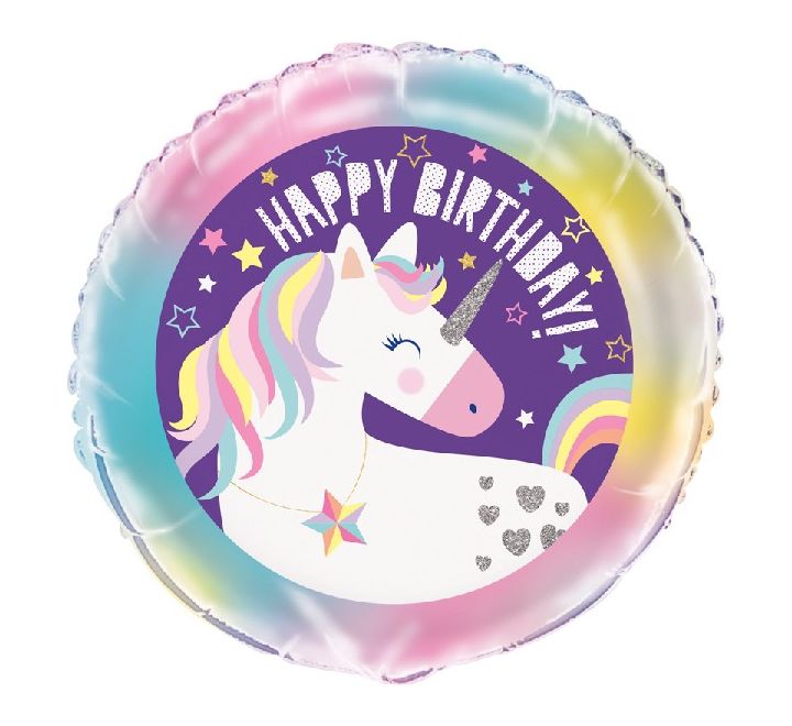 Happy Birthday Unicorn Balloon