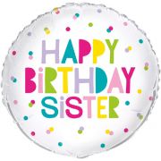 Happy Birthday Sister Balloon