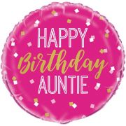 Happy Birthday Auntie Balloon