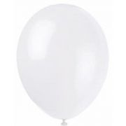 10pk White Balloons