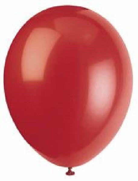 10pk Red Balloons