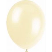 10pk Ivory Cream Balloons