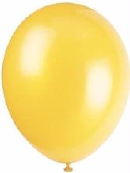 10pk Yellow Balloons