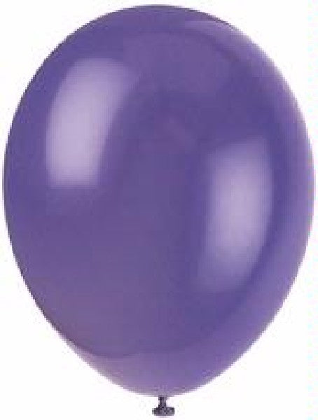 10pk Purple Balloons