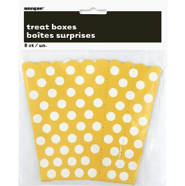 Treat Boxes - Yellow 8pk