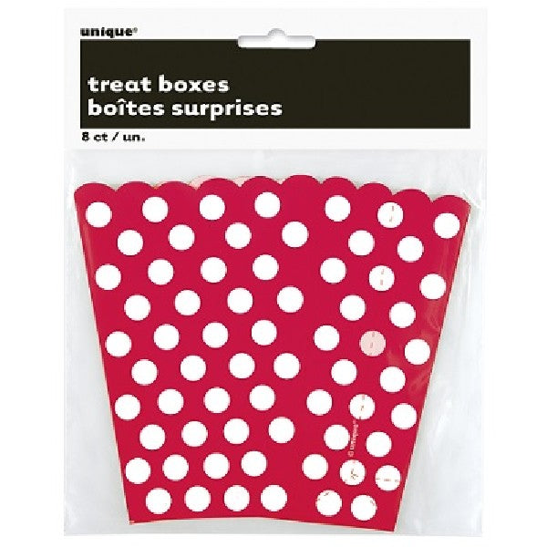 Treat Boxes - Red 8pk