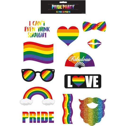 Pride Photo Props 12pk