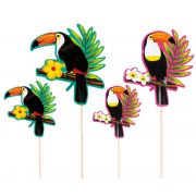 Toucan Cocktail Sticks 4 Pack