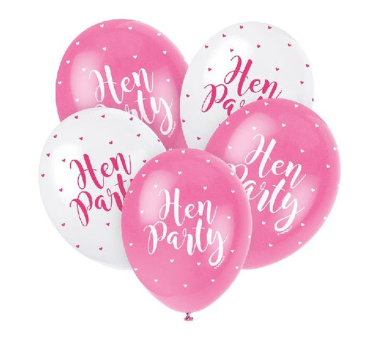 5pk Hen Party Balloons